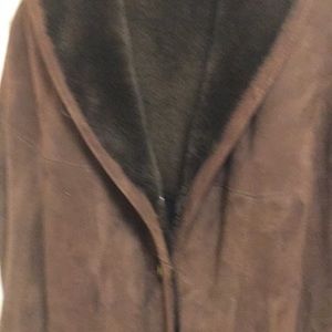 Shearling coat, made in Italy XL-3X;like new